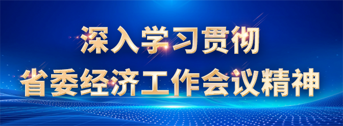 深入学习贯彻省委经济工作会议精神